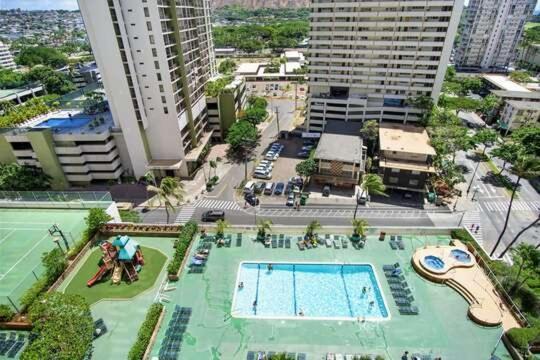 Beautifully Renovated 32Nd Floor Deluxe Ocean View Waikiki Condo Condo Honolulu Exterior foto