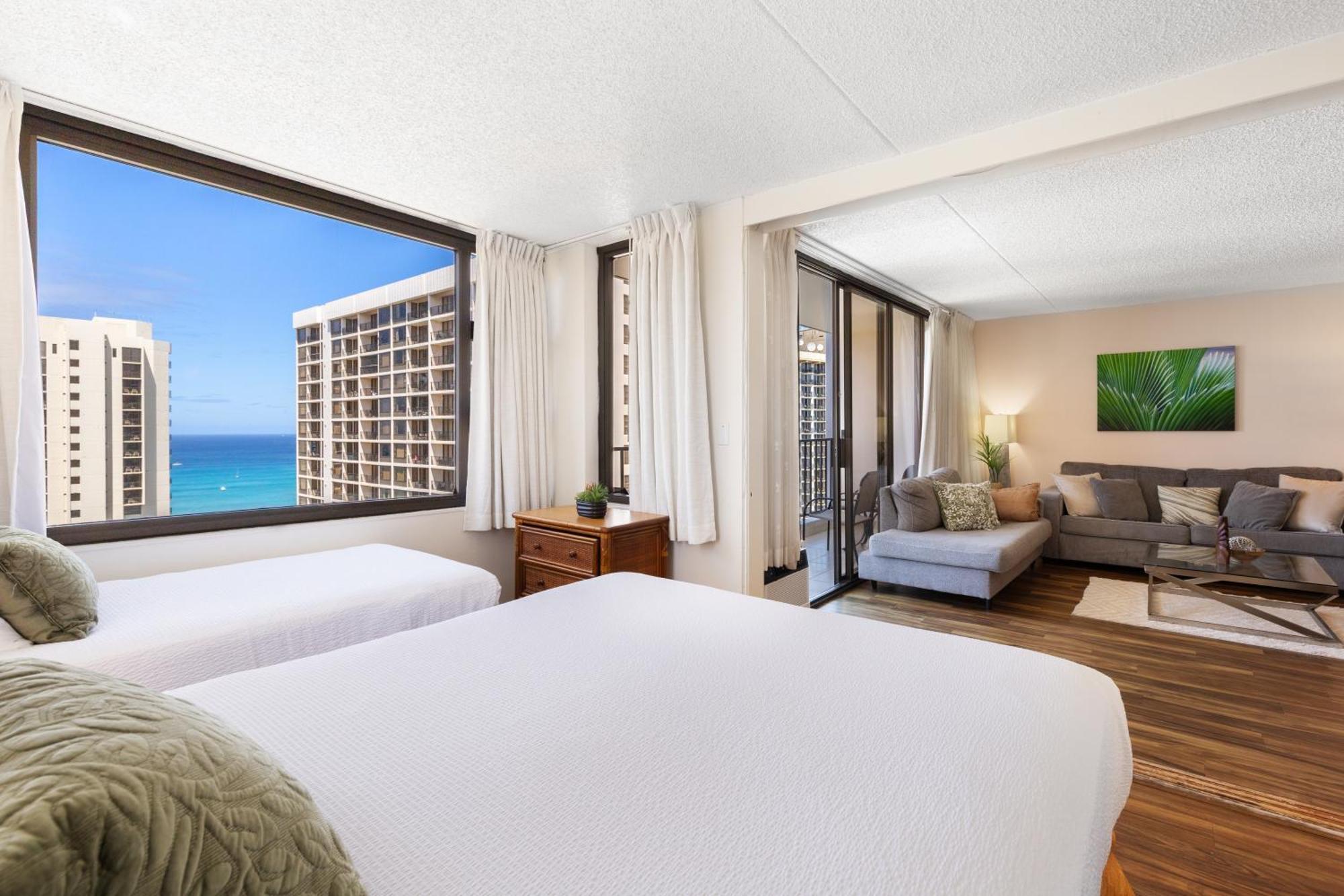 Beautifully Renovated 32Nd Floor Deluxe Ocean View Waikiki Condo Condo Honolulu Exterior foto